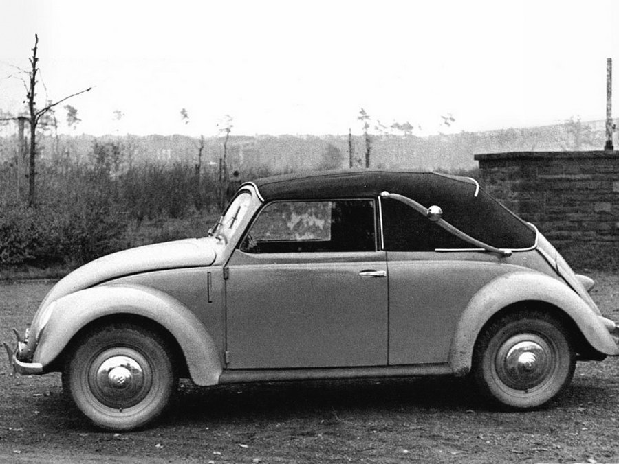 volkswagen beetle cabriolet (прототип 1946 г.)