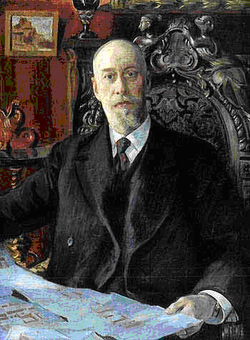Николай Карлович фон Мекк, с портрета работы Бориса Кустодиева